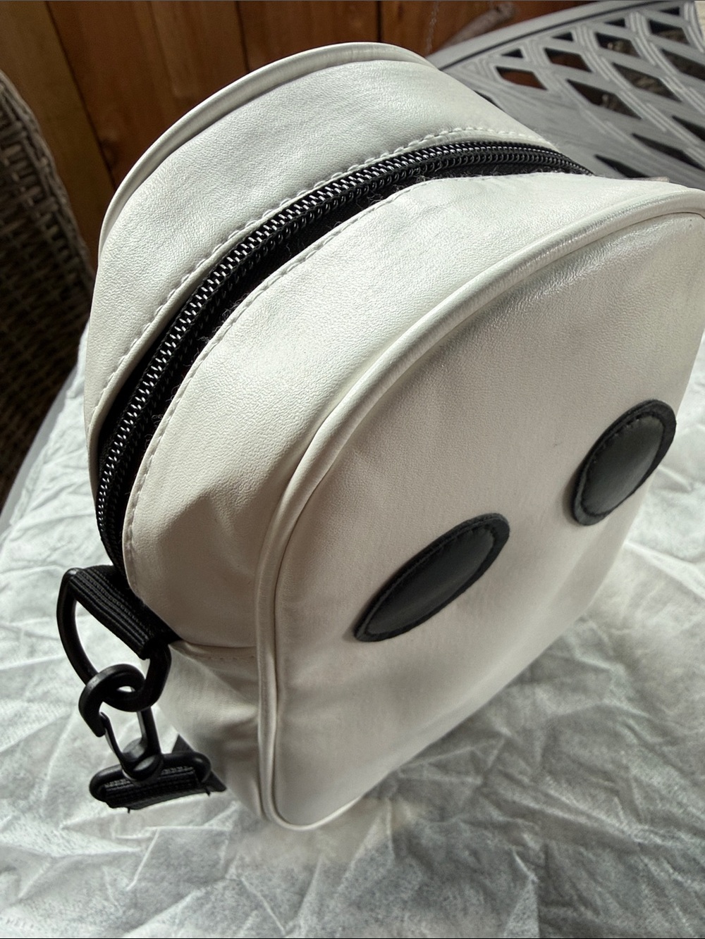 Ghost Crossbody Bag - Halloween PU leather Design - Picture 4 of 7